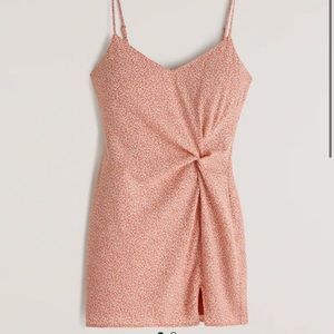 Abercrombie Side-Draped Slip Mini Dress